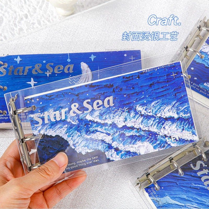 联华长条透明可拆卸活页本手账本方格便签记事本高颜值简约笔记小,文具电教/文化用品/商务用品,笔记本/记事本,淘宝优惠券,粉丝福利购,淘宝优惠卷