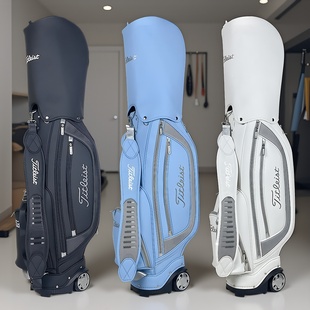 耐磨耐磨商旅9寸轻便高尔夫球包男女通用高科技防水设计拉杆轮包