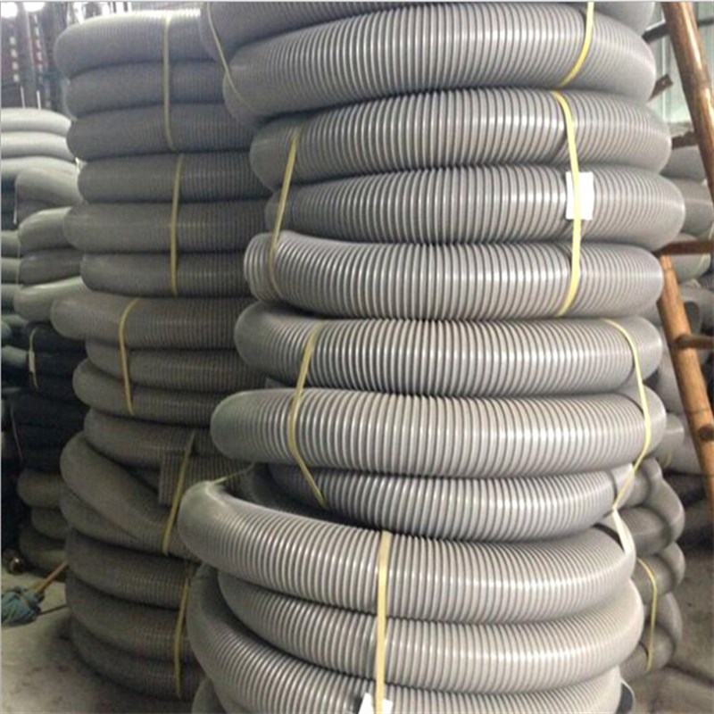 黑色聚氯乙烯通风管吸尘排气软管螺旋伸缩管内110*10米木工吸尘管