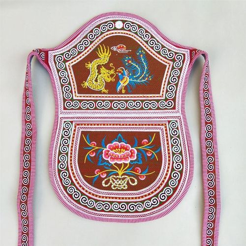 贵州传统前后背式背带背扇秀花婴儿小孩新款背袋两用宝宝背被包邮