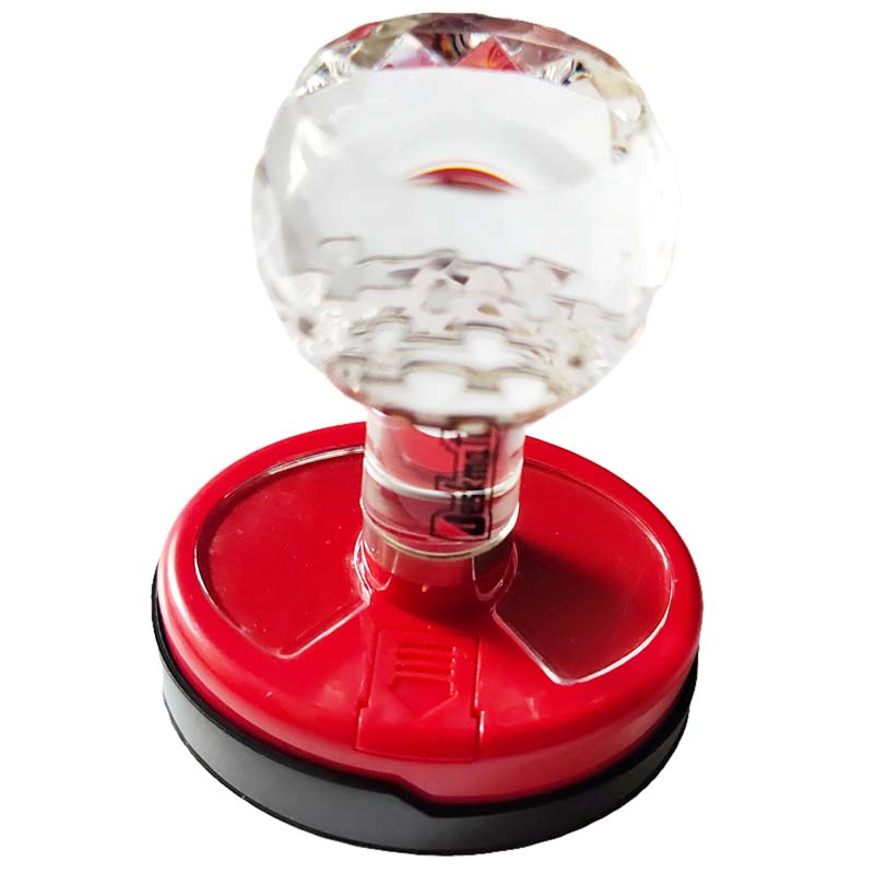 水晶光敏章TN光敏印章壳更换底盖壳子章印卡环印垫红色外壳章盖子