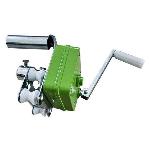 华夏卷王新款大棚手动卷膜器养殖场卷帘机蔬菜温室通风加强型设备