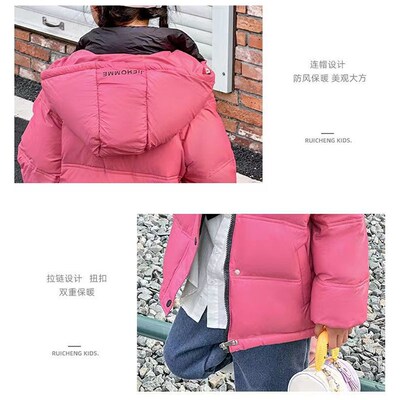 儿童羽绒服女款秋冬男款大童轻薄极寒加厚高端冬装女童外套男童潮