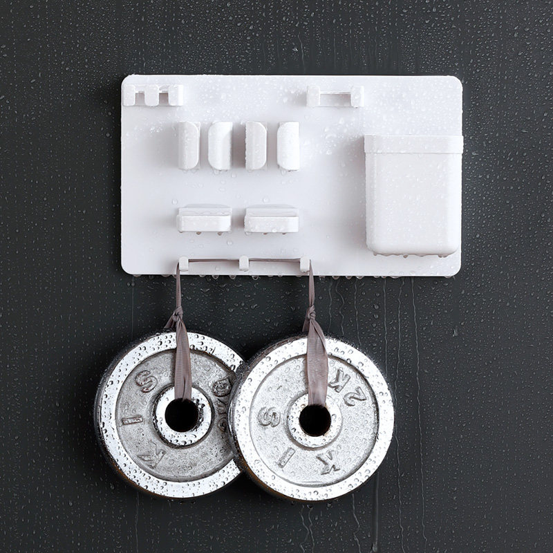 电动牙刷置物架免打孔挂墙式卫生间壁挂牙膏牙具剃须刀梳子收纳盒,家庭/个人清洁工具,牙刷架/牙具座,淘宝优惠券,粉丝福利购,淘宝优惠卷