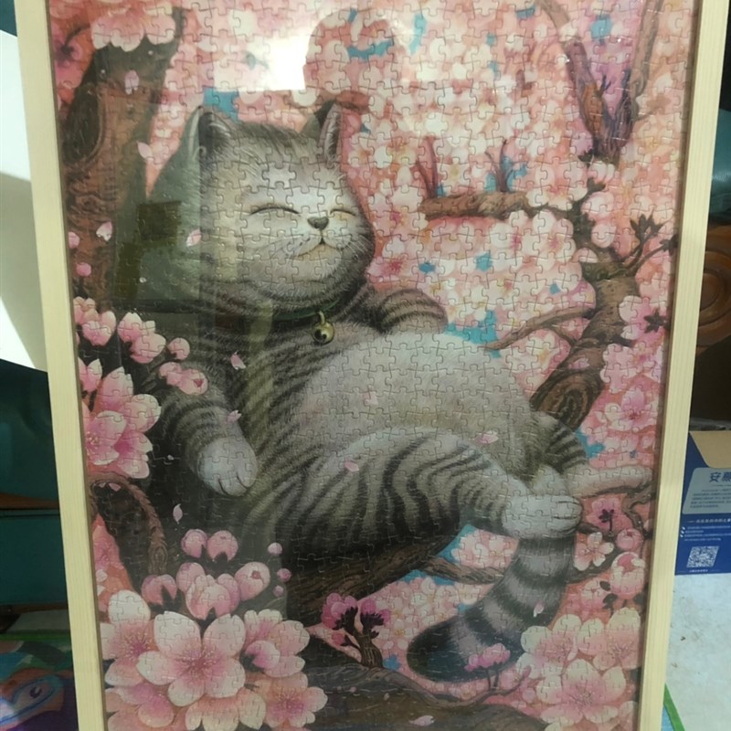 300/500/1000片实木拼图相框架