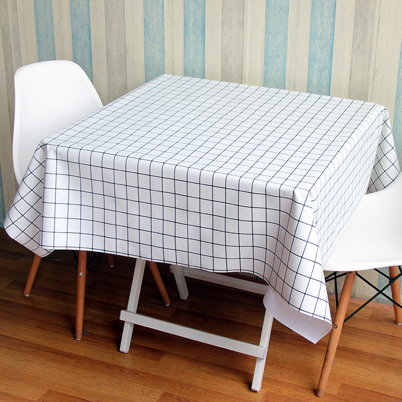 正方形桌布防水防油免洗四方桌八仙桌饭桌格子盖布简约台布餐桌布,居家布艺,桌布,淘宝优惠券,粉丝福利购,淘宝优惠卷