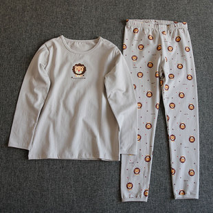 线衣线裤 春秋款 薄款 纯棉儿童秋衣秋裤 男孩宝宝家居服 男童内衣套装