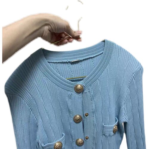无痕不鼓包服装店金属轻奢北欧金色半圆衣架衣橱收纳挂衣服裤架子