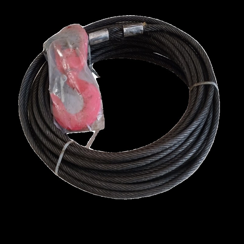 粤海程力楚胜清障救援拖车配件绞盘卷扬机钢丝绳整套绳子索具包邮