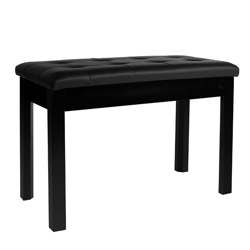 电钢琴凳电子琴凳黑色钢琴凳收纳儿童双人琴凳书箱升降单人木凳