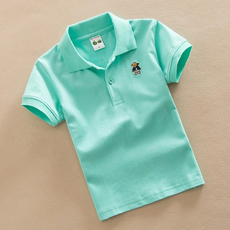小童POLO衫夏季男童翻领纯棉短袖T恤女童红色上衣中小童3岁宝宝穿,童装/婴儿装/亲子装,儿童POLO衫,淘宝优惠券,粉丝福利购,淘宝优惠卷
