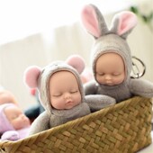 可爱玩偶情侣钥匙扣公仔钥匙圈娃娃书包小挂件儿童节礼物