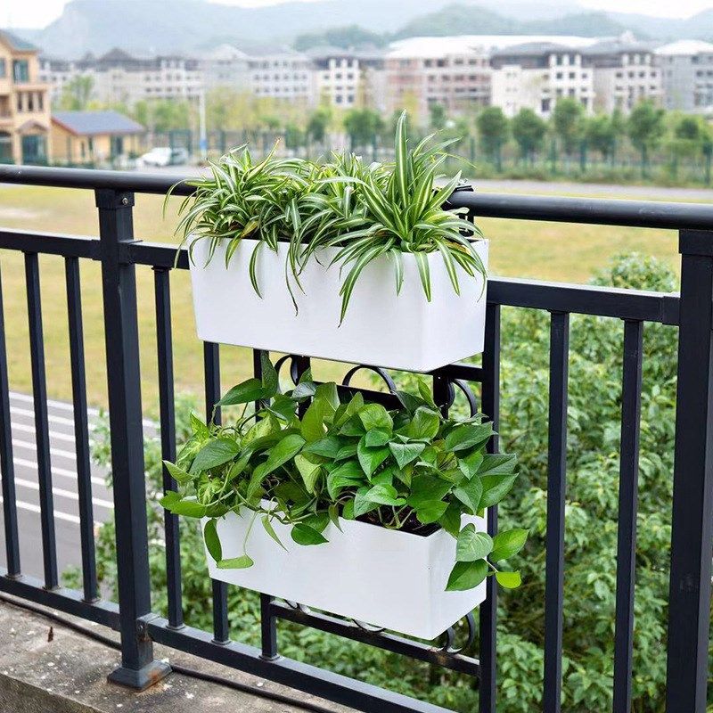 长方形种菜盆长条懒人自吸水阳台栏杆挂式花盆挂架悬挂带挂钩壁挂,鲜花速递/花卉仿真/绿植园艺,花盆,淘宝优惠券,粉丝福利购,淘宝优惠卷