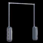 智能电动衣柜挂衣杆遥控自动升降挂衣架语音触控升降