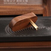 高档胡桃木价格展示牌商品茶叶酒水红酒标签架标价价签立牌珠宝首