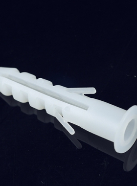 白色膨胀管/塑料膨胀螺丝 膨胀胶塞 6MM 8MM 10MM 12MM 1000个/包