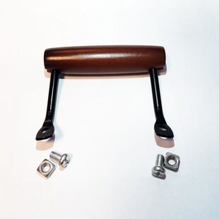 铁锅实木锅耳锅把手锅炒勺炒锅榉木锅耳朵炒菜锅把手木头替换配件