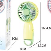 2024新款 大风力耐久风扇 可爱手持迷你风扇静音USB充电便携式