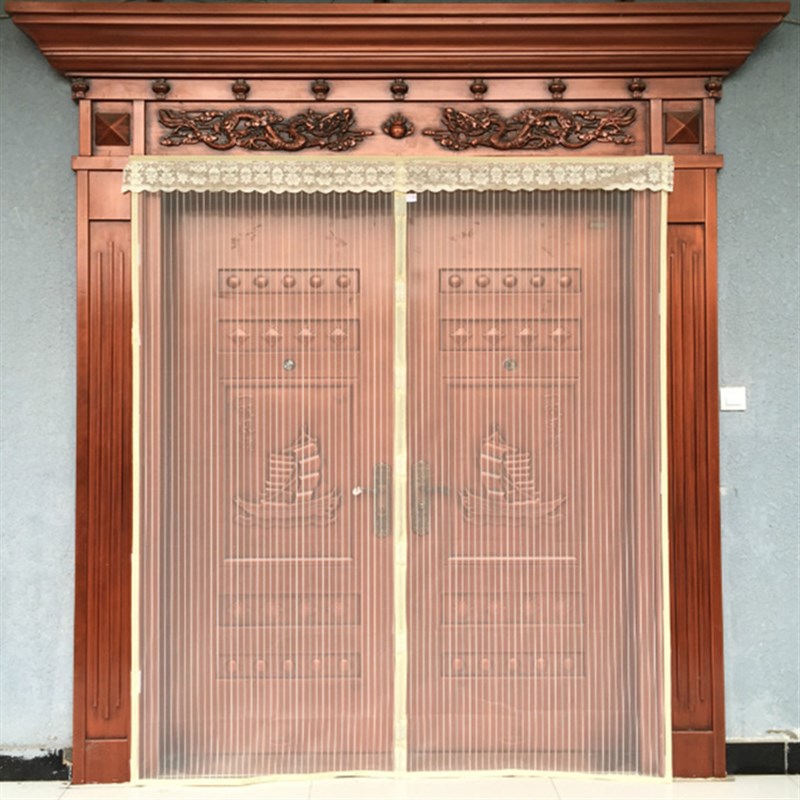 魔术贴防蚊门帘订做纱门纱窗防蝇静音家用高档磁性隔断自吸防蚊虫