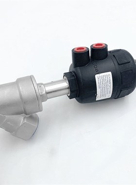 304不锈钢气动角座阀 高温蒸汽螺纹角座阀门DN15 20 25 32 405065