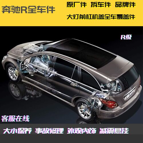 适用于奔驰R系 R280/R300/R320/R350/R400/R500 原车拆车全车配件
