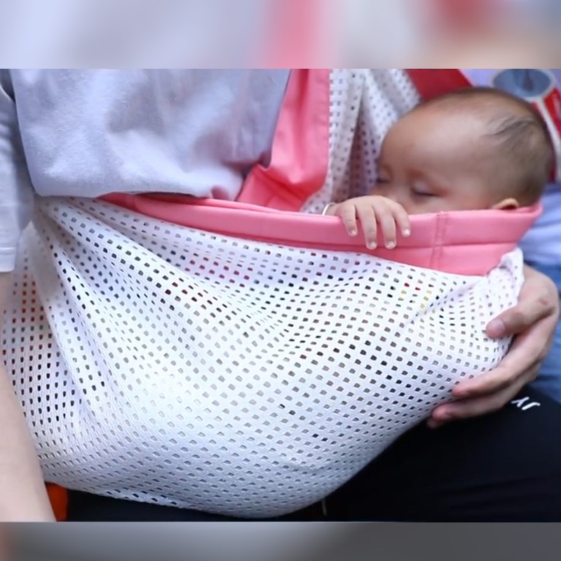 初生婴儿襁褓背带背袋单肩背带斜侧抱袋横抱式宝宝摇篮式抱带