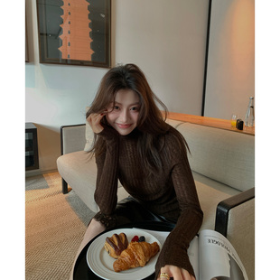 针织衫 简约百搭100支极细水溶羊毛修身 O217 Savor龙喜儿 Alone