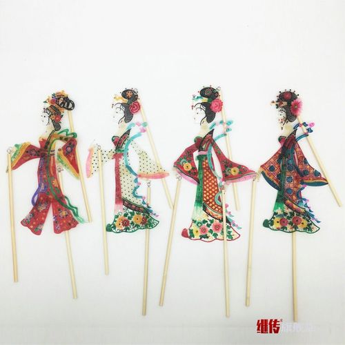 陕西皮影 操作杆动感皮影 专业演出级皮影 diy 皮影小剧场