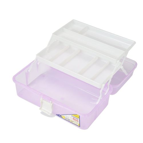 多功能手提国画水粉美术工具箱多层收纳箱学生画画塑料折叠储物箱