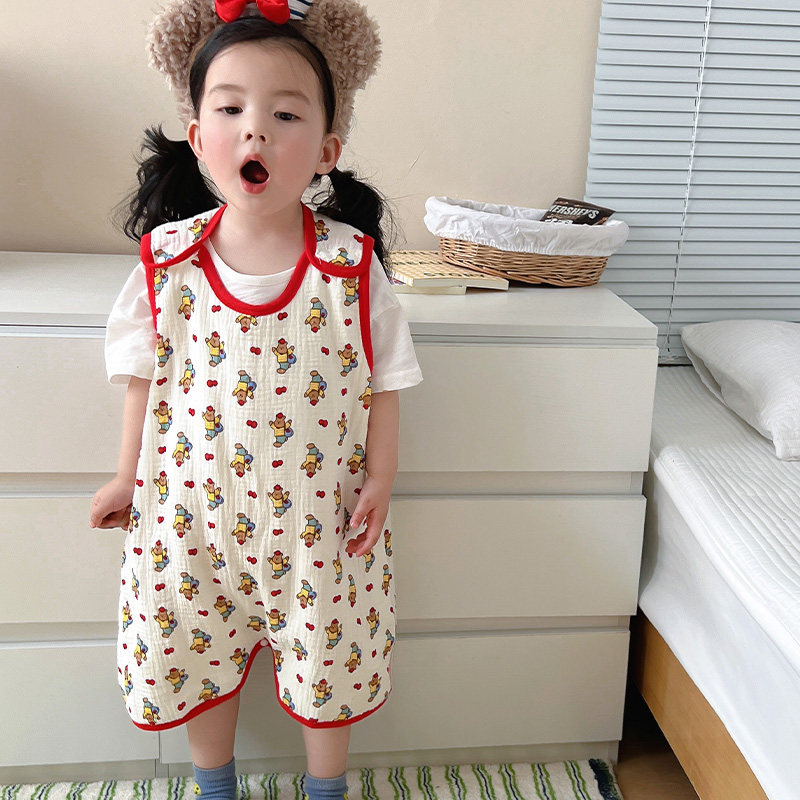 婴儿睡袋夏季薄款宝宝春夏天纯棉纱布无袖背心式儿童防踢被子神器,婴童用品,睡袋/防踢被,淘宝优惠券,粉丝福利购,淘宝优惠卷