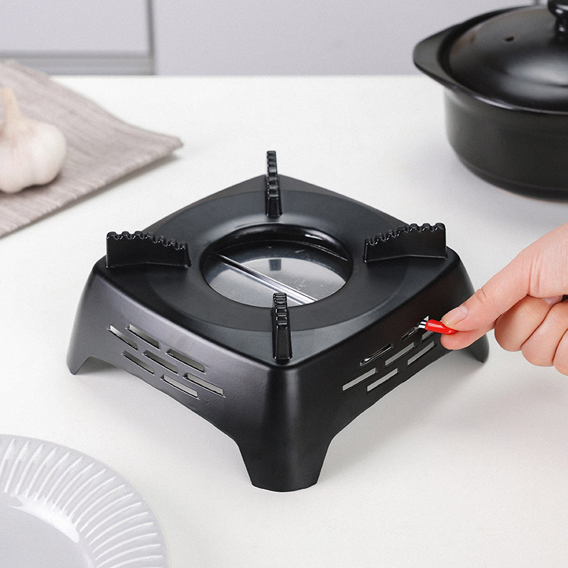便携宿舍户外固体燃料块酒精炉子底座干锅火锅酒精炉小火锅架家用