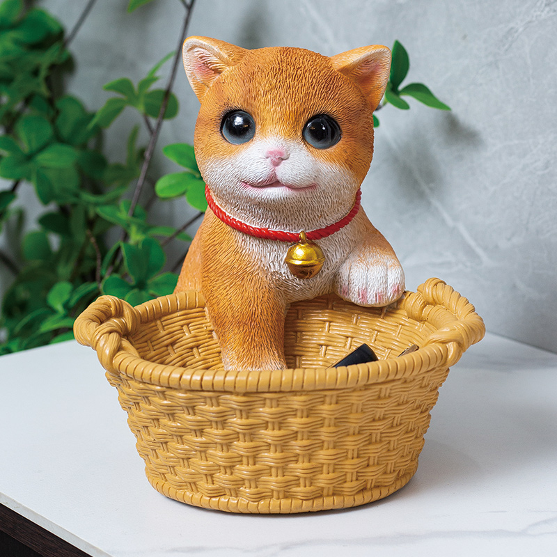 可爱狗狗钥匙收纳摆件家居客厅茶几电视柜装饰品搬家乔迁新居礼品