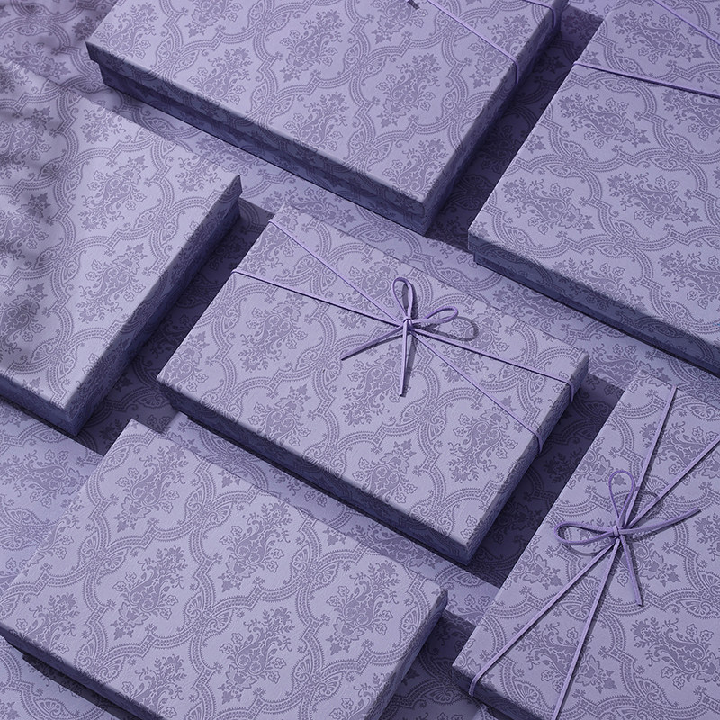 浪漫紫色礼盒空盒情人节520礼物盒T恤礼物盒衬衫睡衣围巾包装盒子,节庆用品/礼品,糖盒/糖盒配件,淘宝优惠券,粉丝福利购,淘宝优惠卷