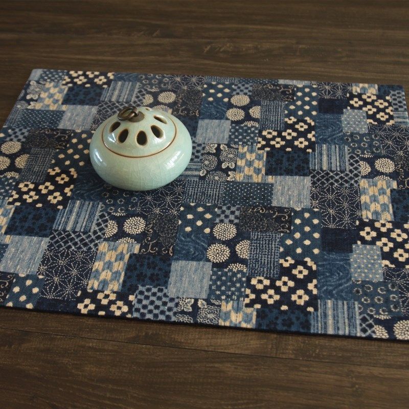 新中式禅意布艺干泡一人茶席垫子茶垫餐垫高端桌旗桌布隔热垫复古,居家布艺,茶席,淘宝优惠券,粉丝福利购,淘宝优惠卷