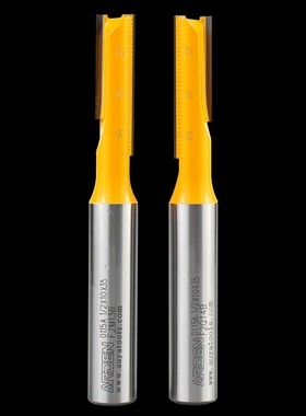 雅登木工马氏专用加长柄公制直刀正反转开榫眼雕刻机开槽刀1/2柄