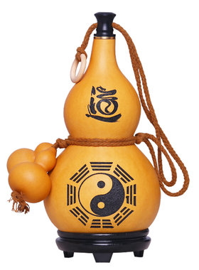 葫芦酒壶装酒天然纯手工随身喝水仿古道具挂件防渗水杯特大号摆件