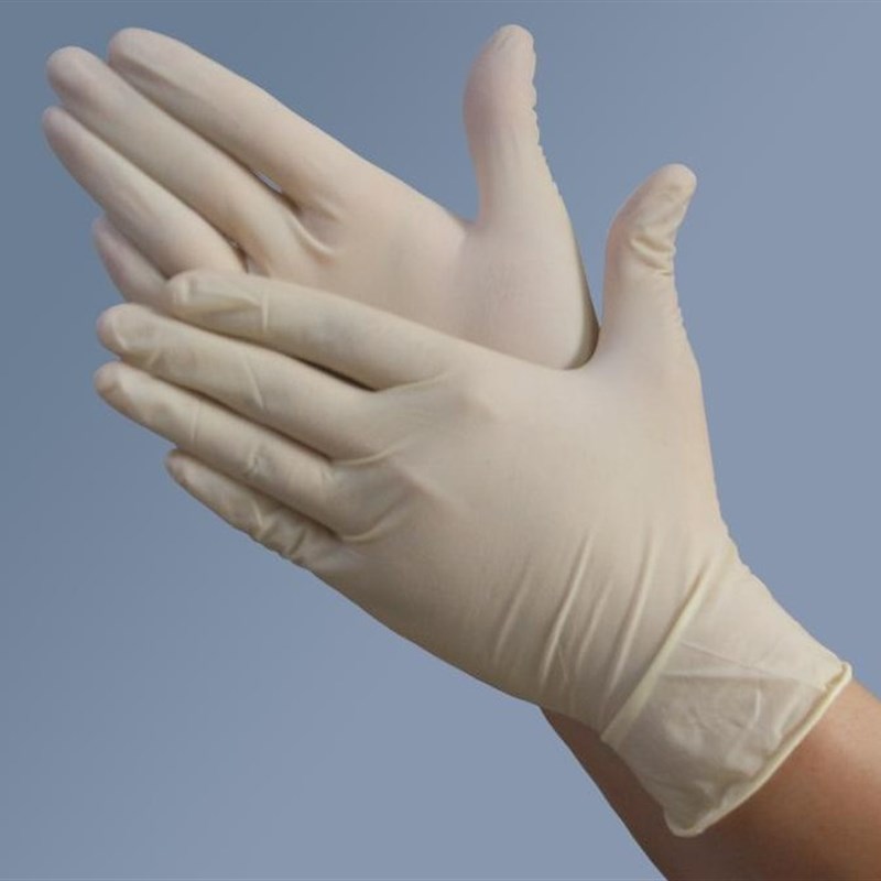 诗董乳胶手套 施睿康F840一次性橡胶手套 丁腈手套实验室检查手套