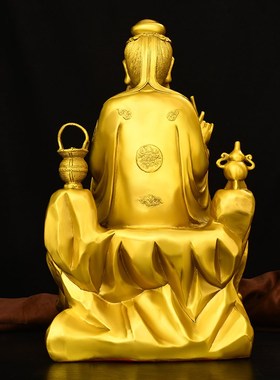 铜药王孙思邈铜像家居摆件五大名医医圣孙思邈工艺品摆设纯