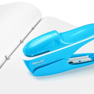 无针订书机压纹无钉订书器学生免钉安全省力型无订便携手握式无痕