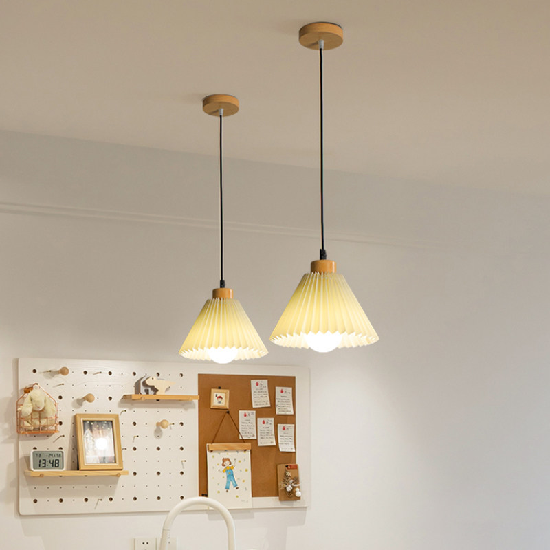 单头小吊灯百褶布艺沙发卧室床头过道餐厅吧台日式复古北欧吊线灯,家装灯饰光源,床头/玄关/吧台/过道吊灯,淘宝优惠券,粉丝福利购,淘宝优惠卷