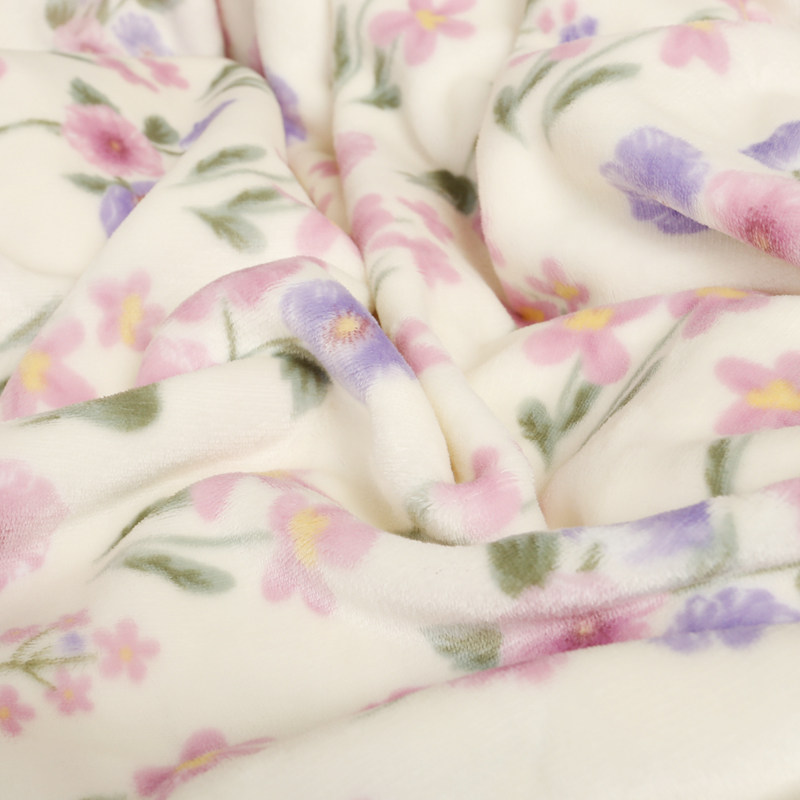 出口尾料加厚法兰绒床单樱花绒被套双人保暖毯子珊瑚绒三四件套,床上用品,床单,淘宝优惠券,粉丝福利购,淘宝优惠卷