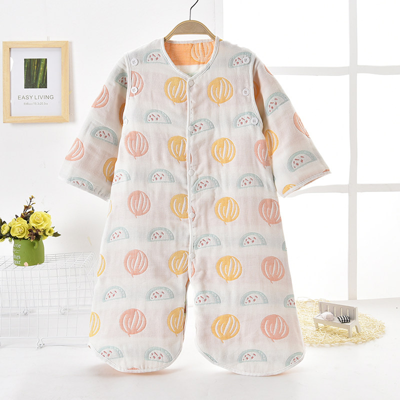 婴儿睡袋宝宝纱布儿童分腿睡袋秋冬睡袍四季通用新生儿防踢被神器,婴童用品,睡袋/防踢被,淘宝优惠券,粉丝福利购,淘宝优惠卷