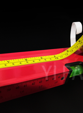 黄色公英制标尺粘性金属可粘贴刻度尺条贴自粘带胶机床台锯精密尺