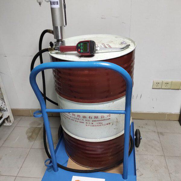 气动数显注油机 200升大油桶用便携式抽齿轮油泵机油精准计量抽注