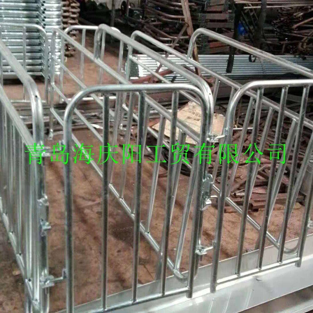 厂家供应畜牧养殖设备定位栏整体热镀锌猪限位栏养猪用品猪栏
