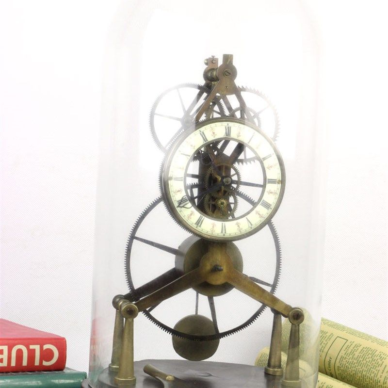 仿古钟表 古g典座钟 机械钟 欧式钟 铜1号骨架钟