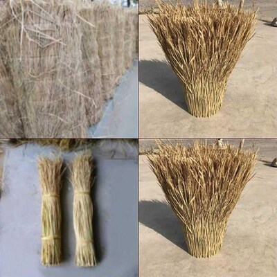 填充屋檐草垫顶牛k稻草防冻装饰编鸟窝屋顶草绳摄影防滑帘子草屋