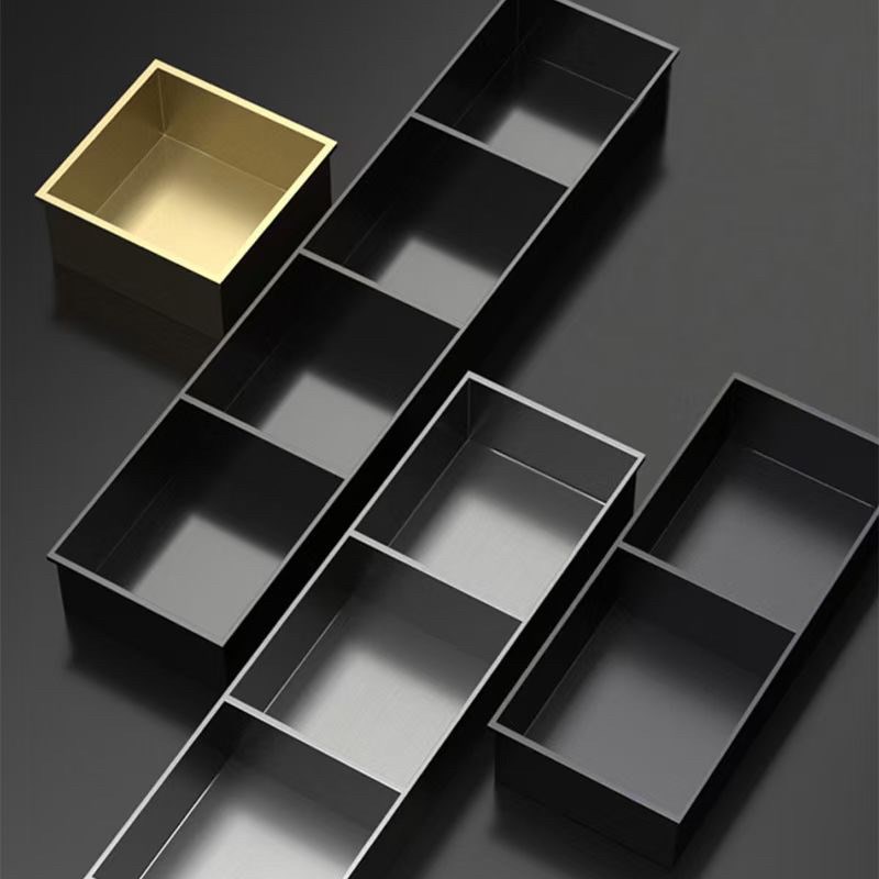 不锈钢壁龛卫生间嵌入式电视机壁龛金属成品浴室淋浴房置物架定制