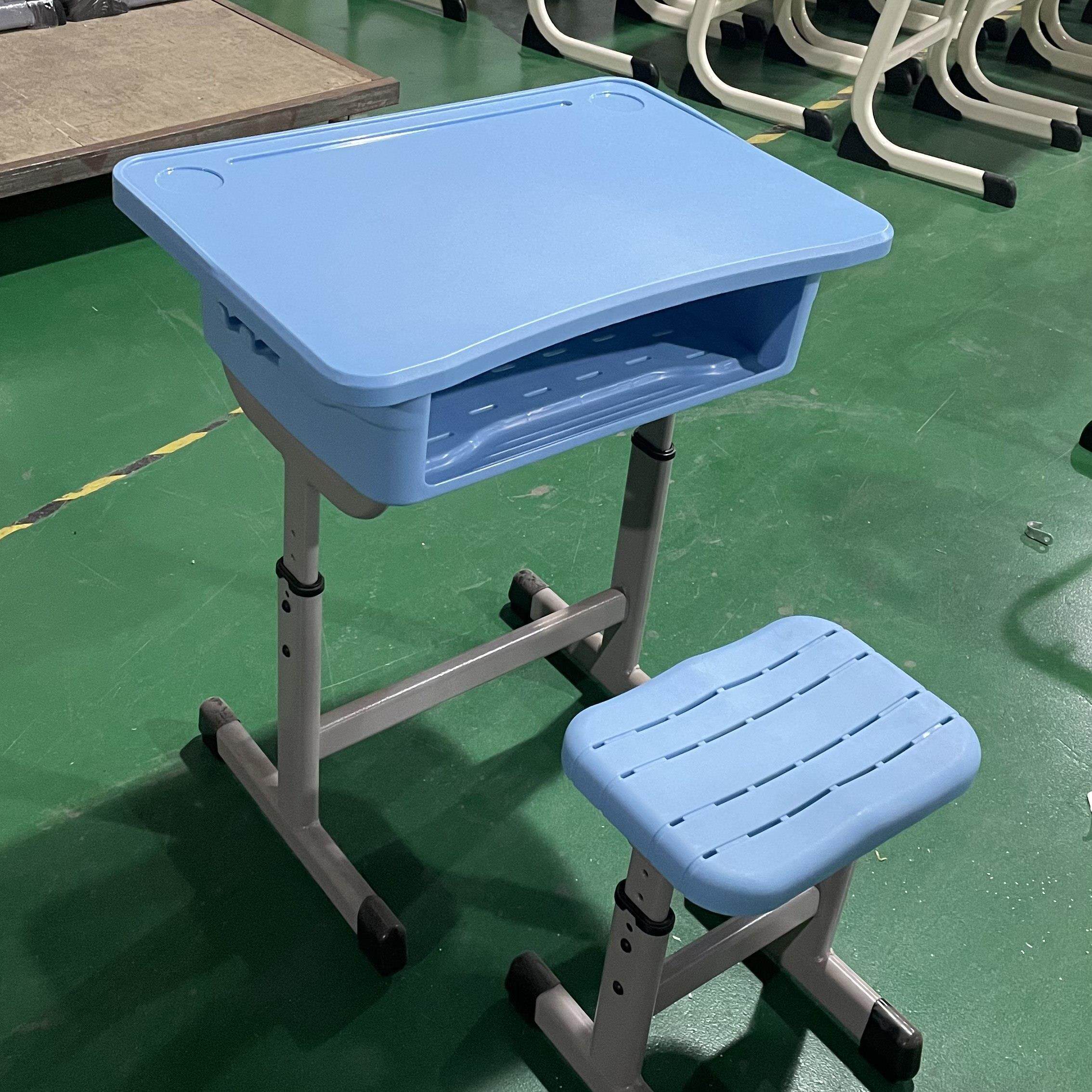 高中小学生学校课桌椅培训班辅导班书桌abs塑料可升降加厚学习桌