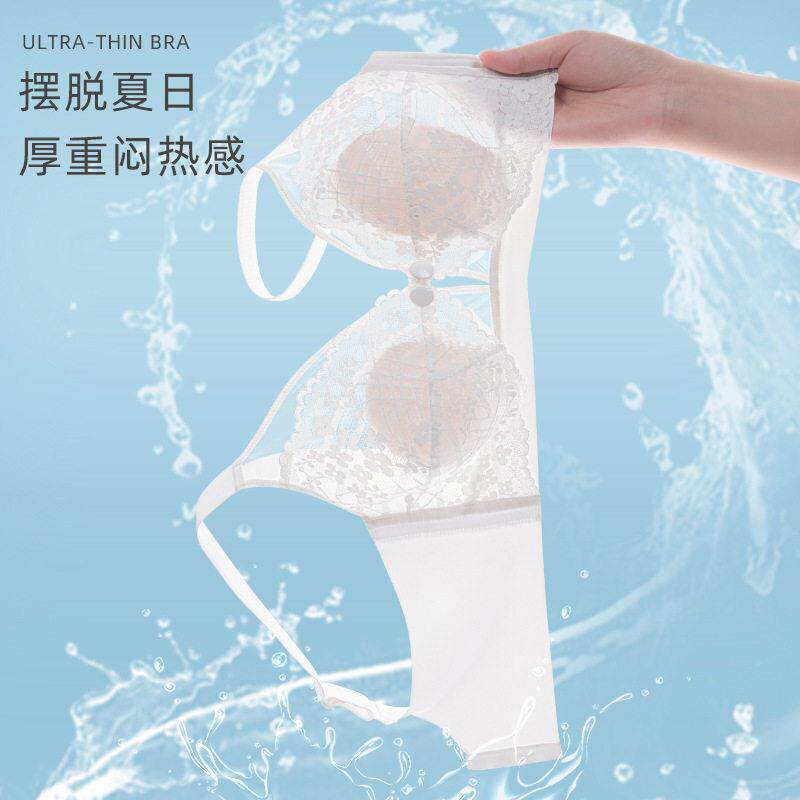 孕妇哺乳内衣前开扣怀孕期专用文胸罩防下垂聚拢产后哺乳夏季超薄